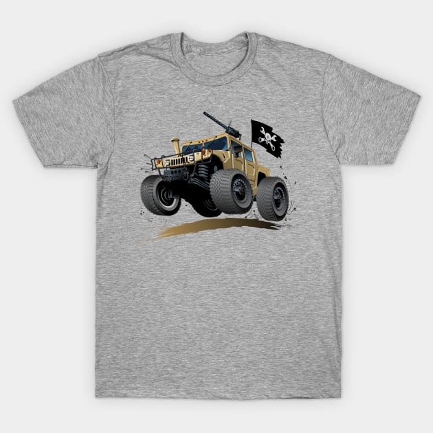 Cartoon jeep T-Shirt by Mechanik